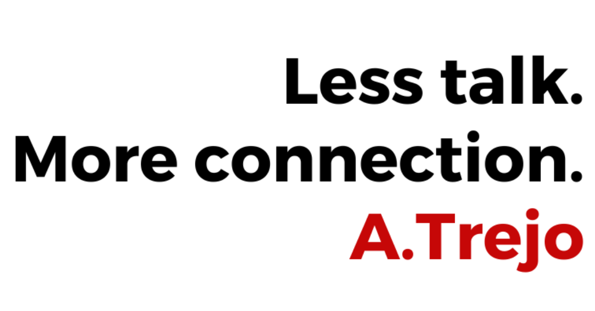 Less talk. More connection. Tango avec Alexandre Trejo